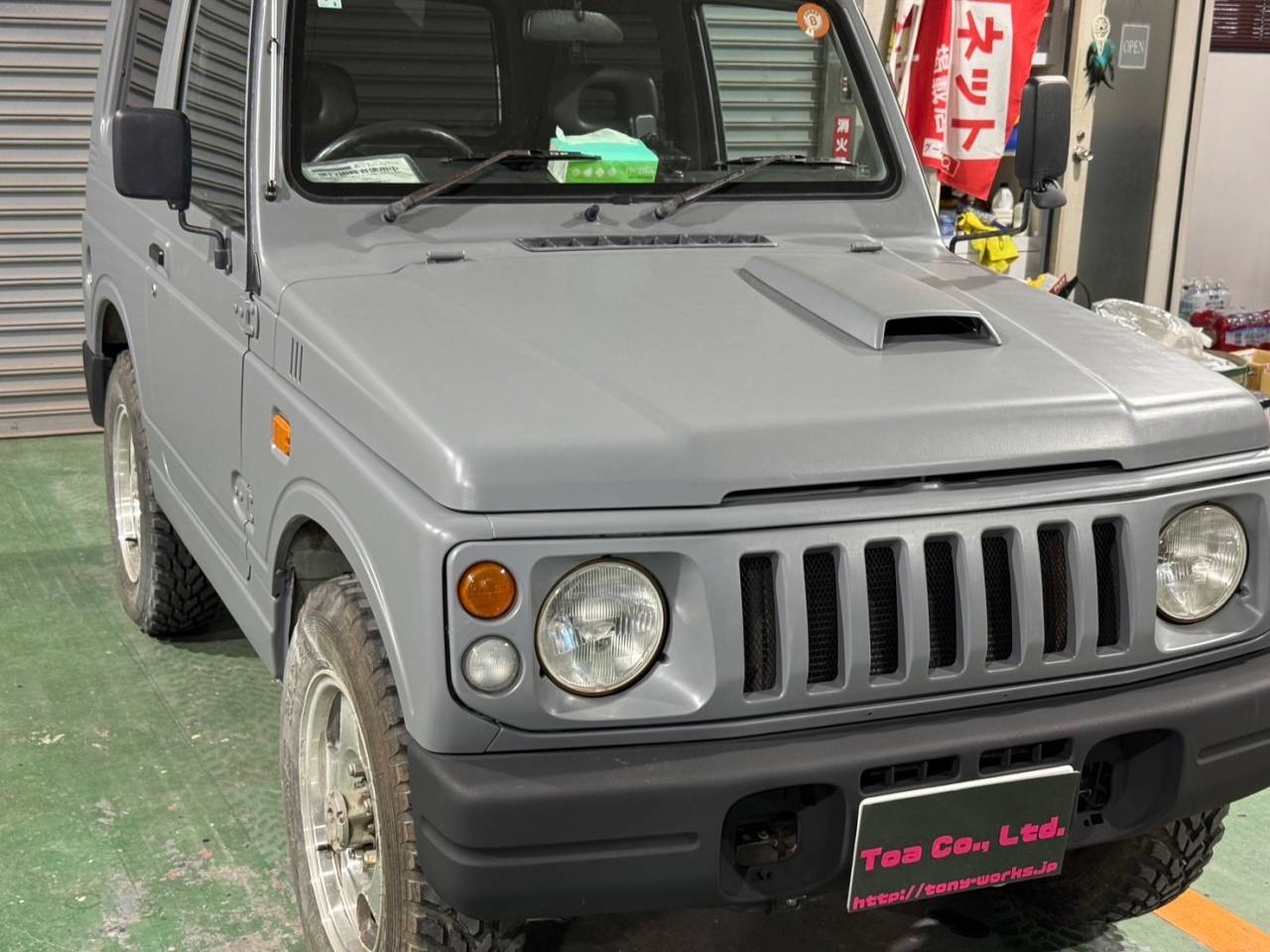 ジムニー　ローラー塗装