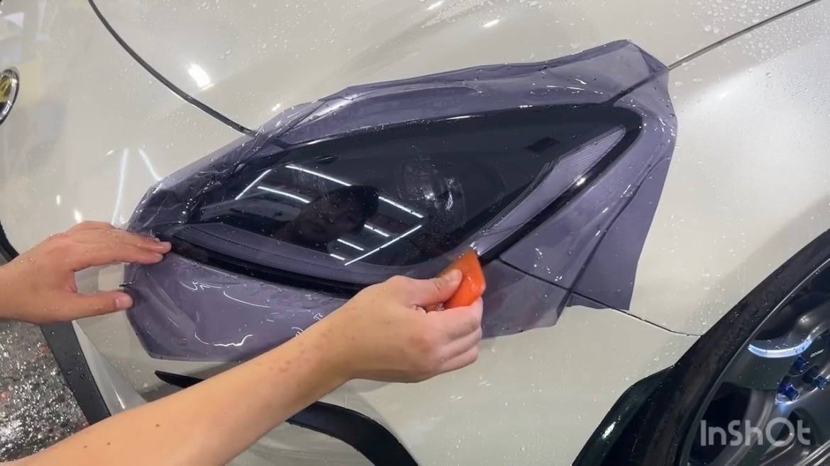 TOYOTA　86　ヘッドライト　プロテクションフィルム施工