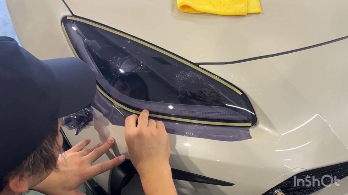 TOYOTA　86　ヘッドライト　プロテクションフィルム施工