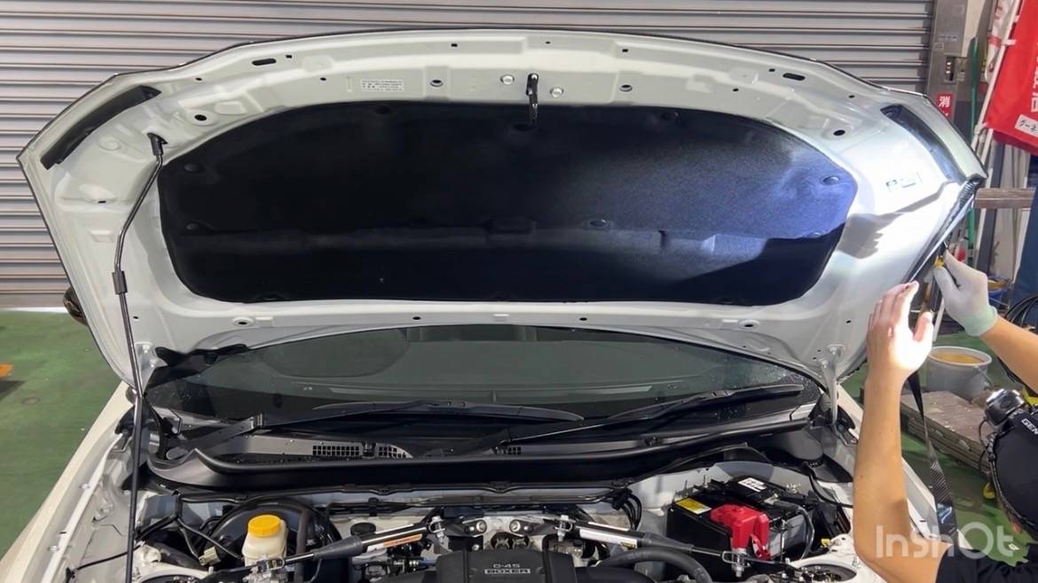 TOYOTA　86　フードプロテクションフィルム施工