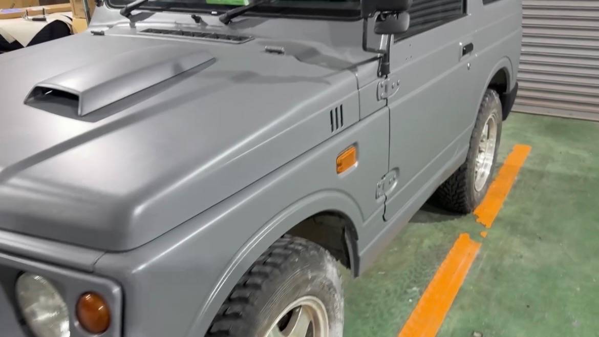 ジムニー　ローラー塗装