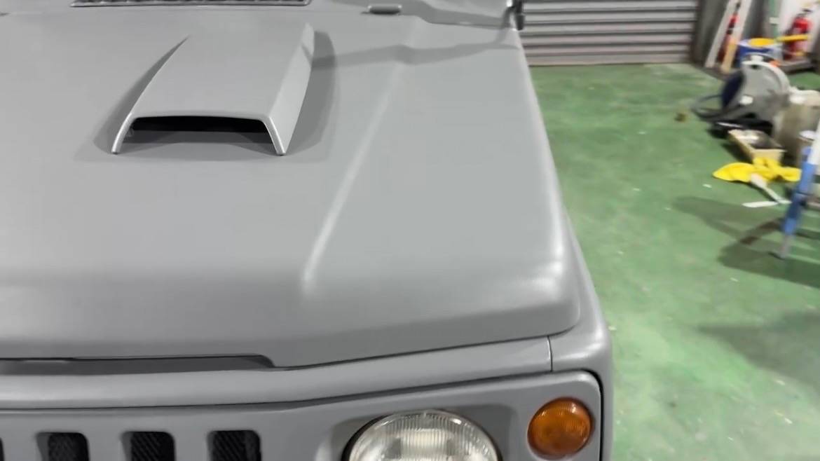 ジムニー　ローラー塗装