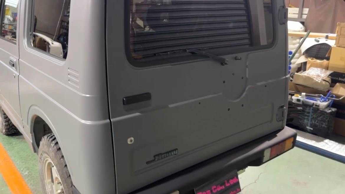 ジムニー　ローラー塗装