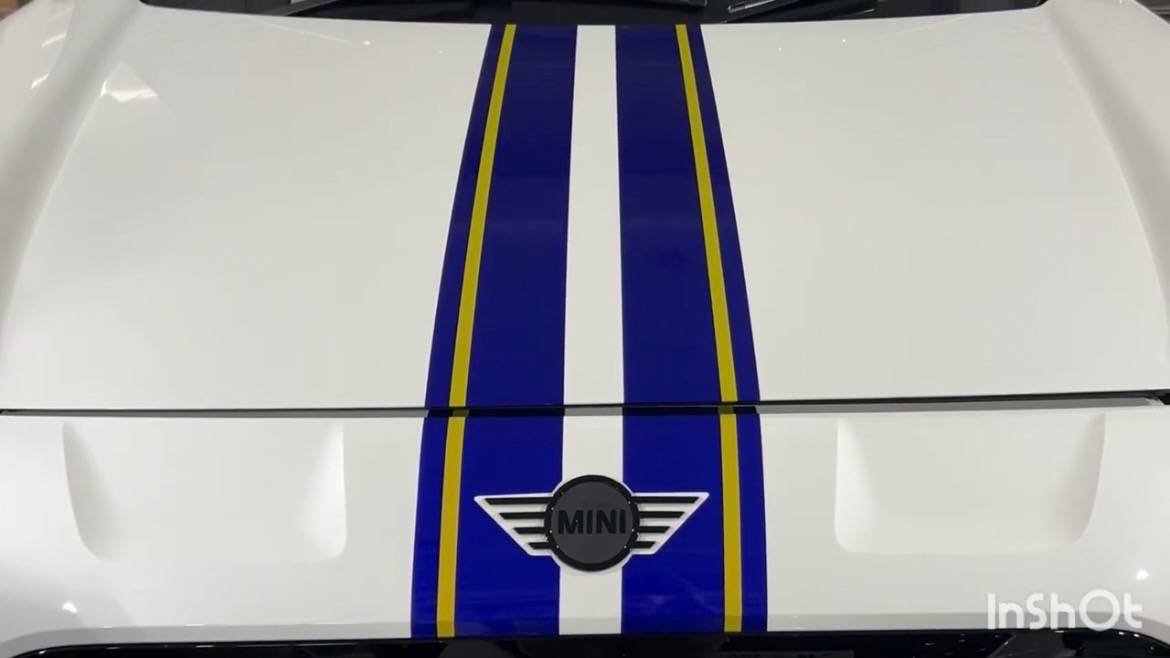MINI／エースマン　フードストライプ施工