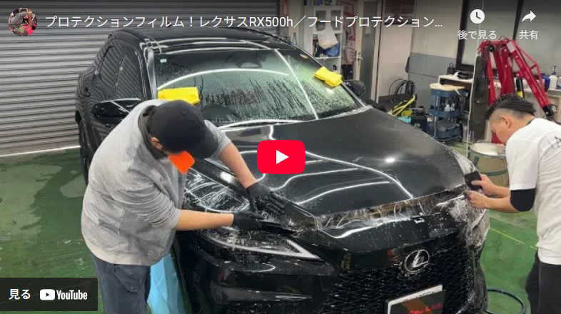 レクサスRX500h／フード プロテクションフィルム